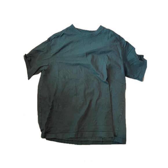 H&M Relaxed Fit Super Heavy Weight Green T-Shirt Mens XL - Picture 1 of 3